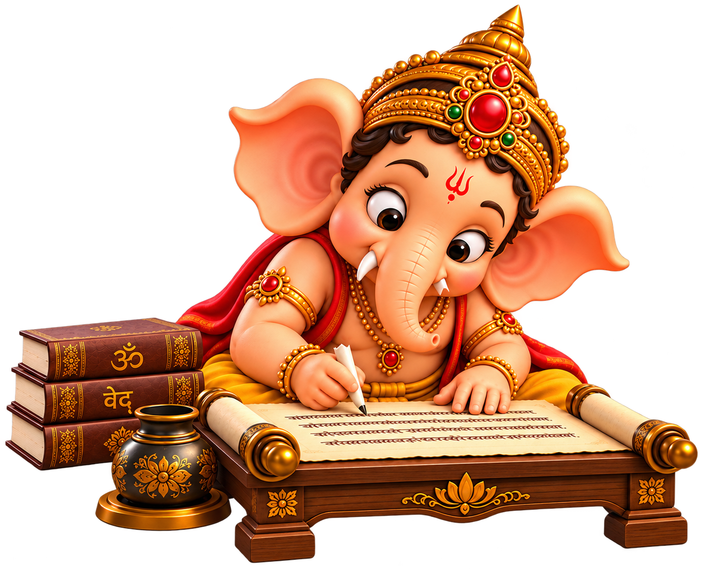 Ganesha Writing with Broken Tusk